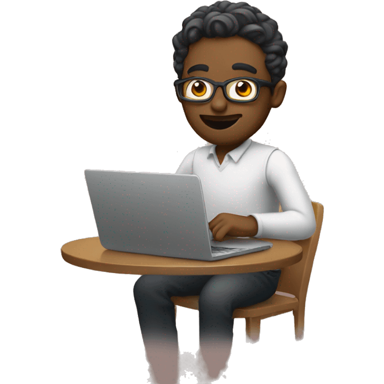 developer in front of laptop emoji