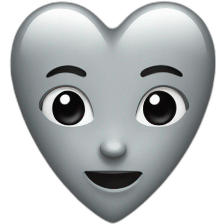 coeur argenté emoji