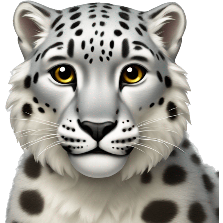 Snow leopard  emoji