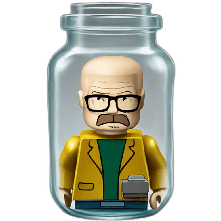 Lego Walter white in jar emoji