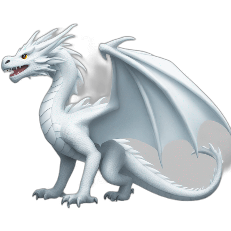 white dragon emoji