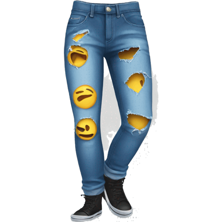 Ripped Jeans  emoji