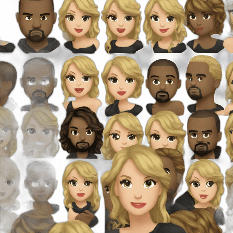 kanye grammys taylor swift emoji