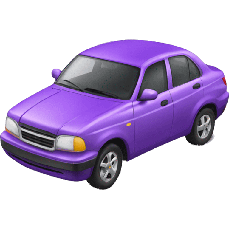 Purple car emoji