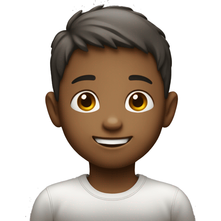 An emoji of a child, depicting a small person with a cheerful expression, typically with short hair and wearing casual clothing, symbolizing youth and innocence emoji