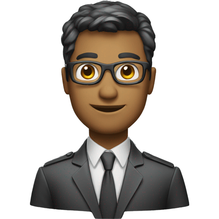 friendly ai agent emoji