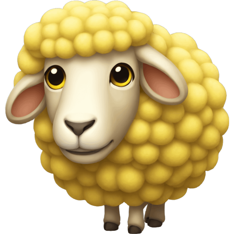 yellow sheep emoji