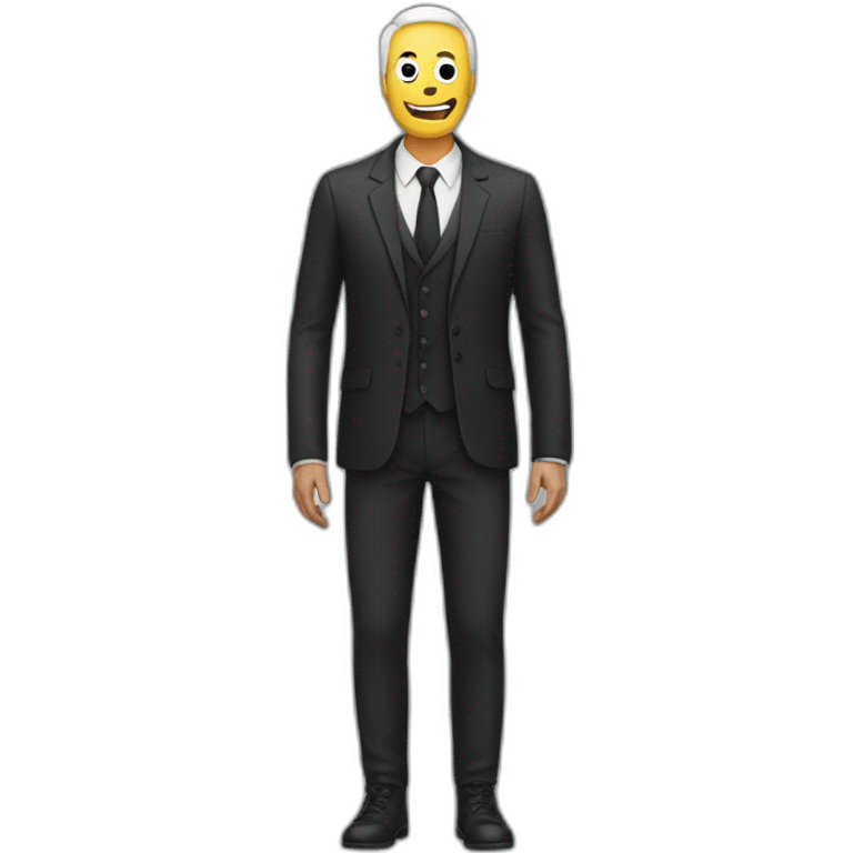 Man with skeleto emoji