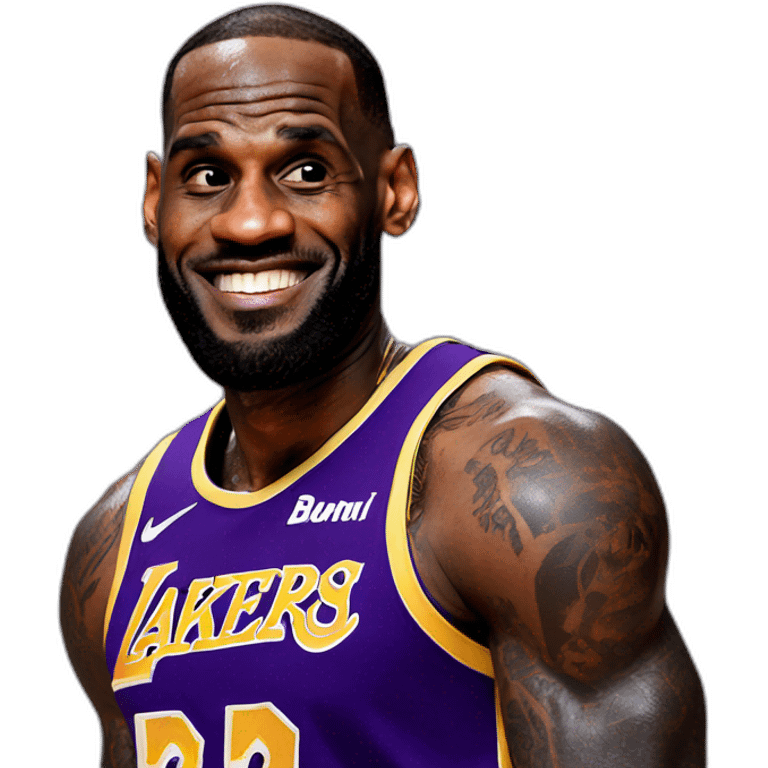 LeBron Lakers emoji