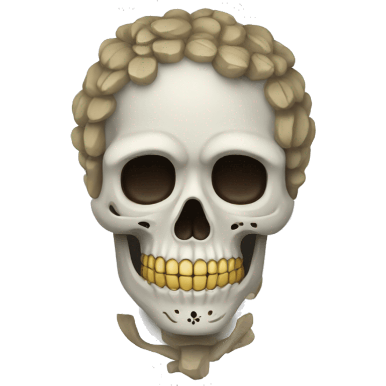 Calavera con color de Rusia emoji