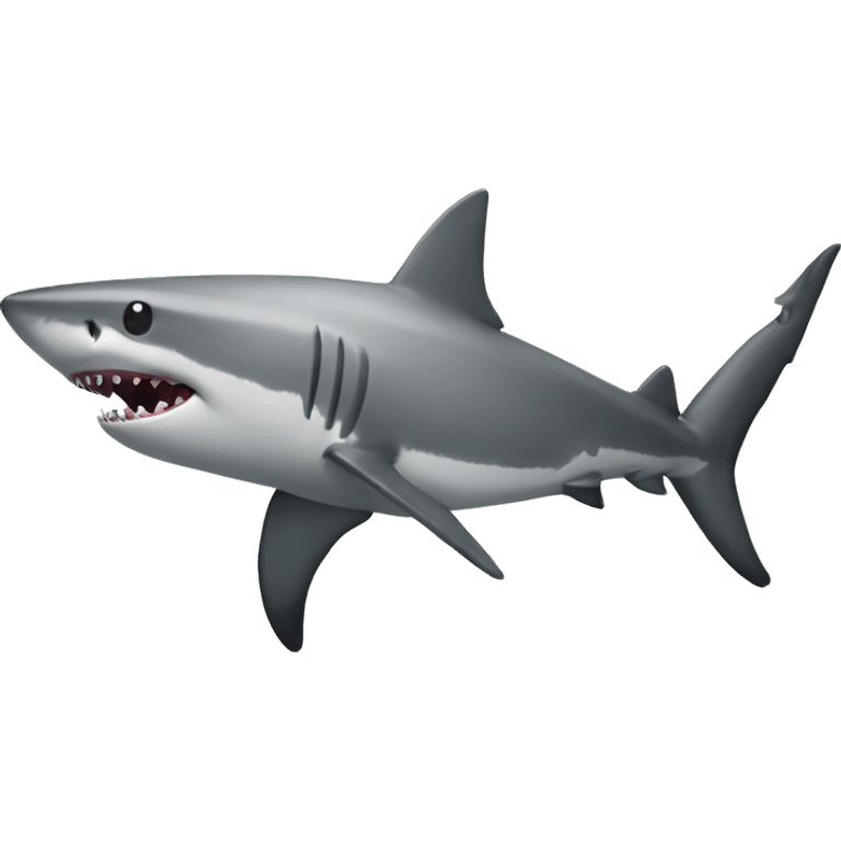 Shark with topha emoji