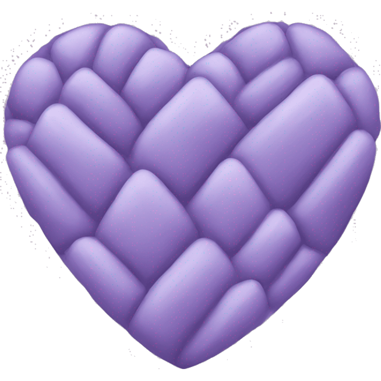 Lavender heart emoji