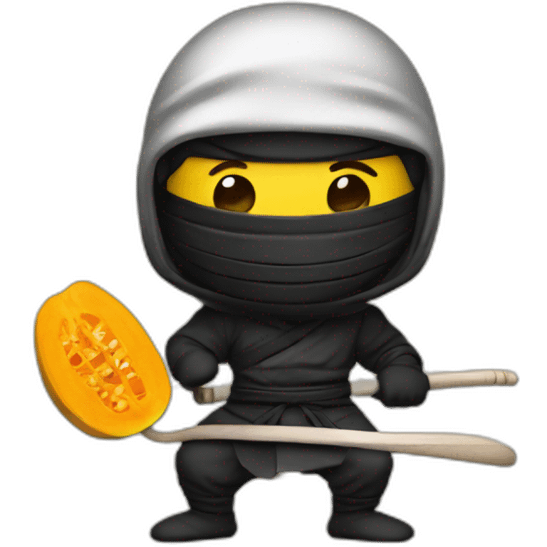 ninja with squash racket emoji