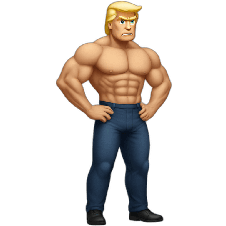 muscular-trump emoji