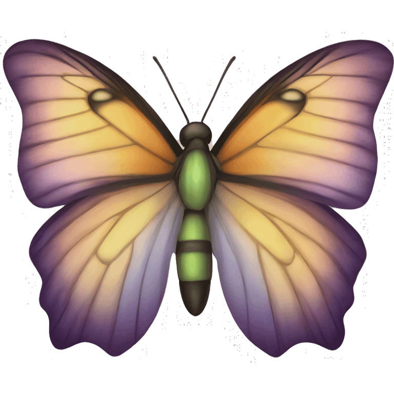 metamorfosis de la mariposa emoji