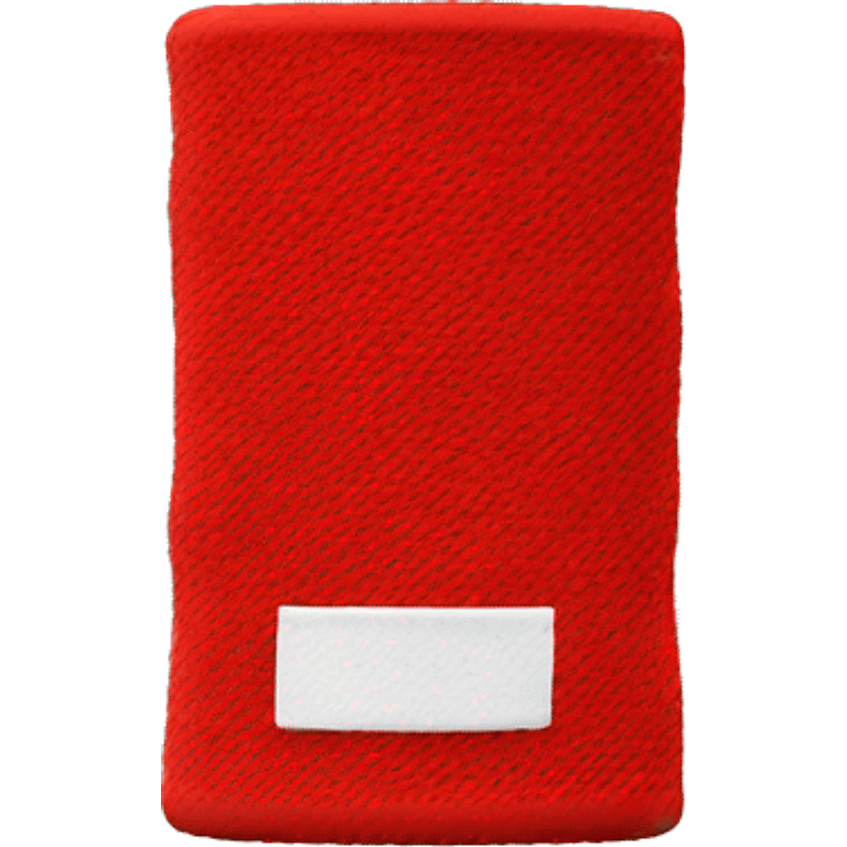 red sport sweatband emoji