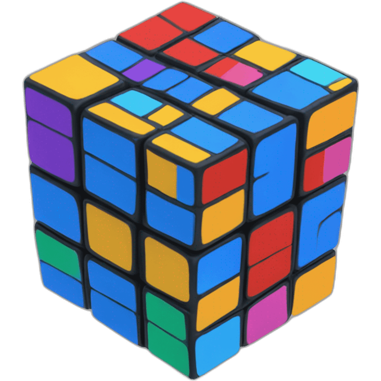 Rubix cube emoji