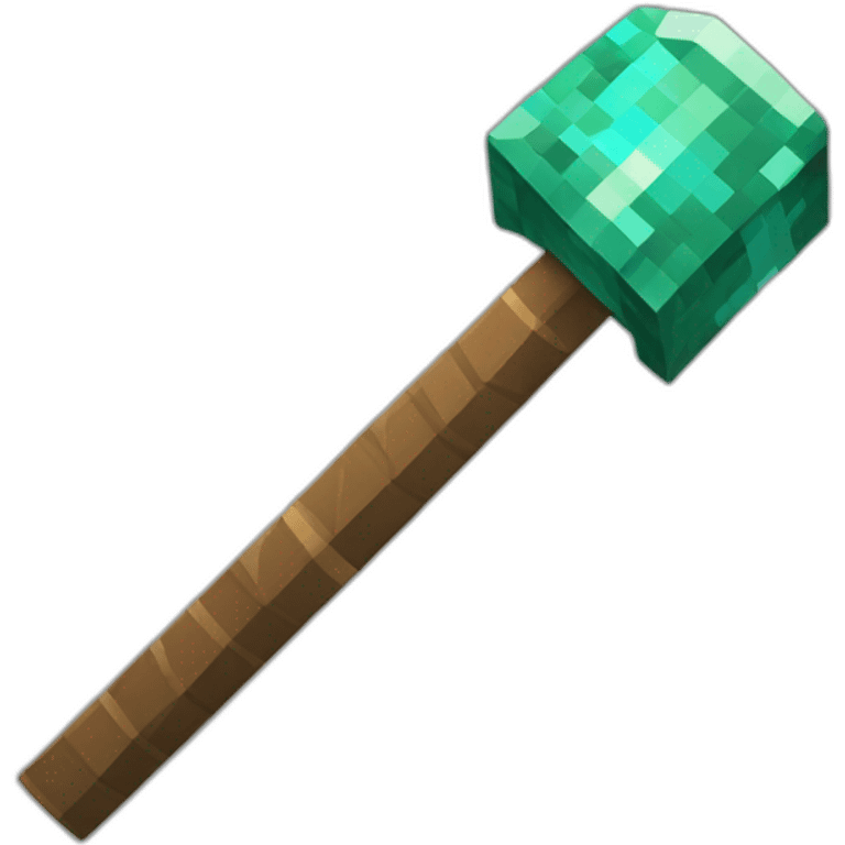 Minecraft pickaxe emoji