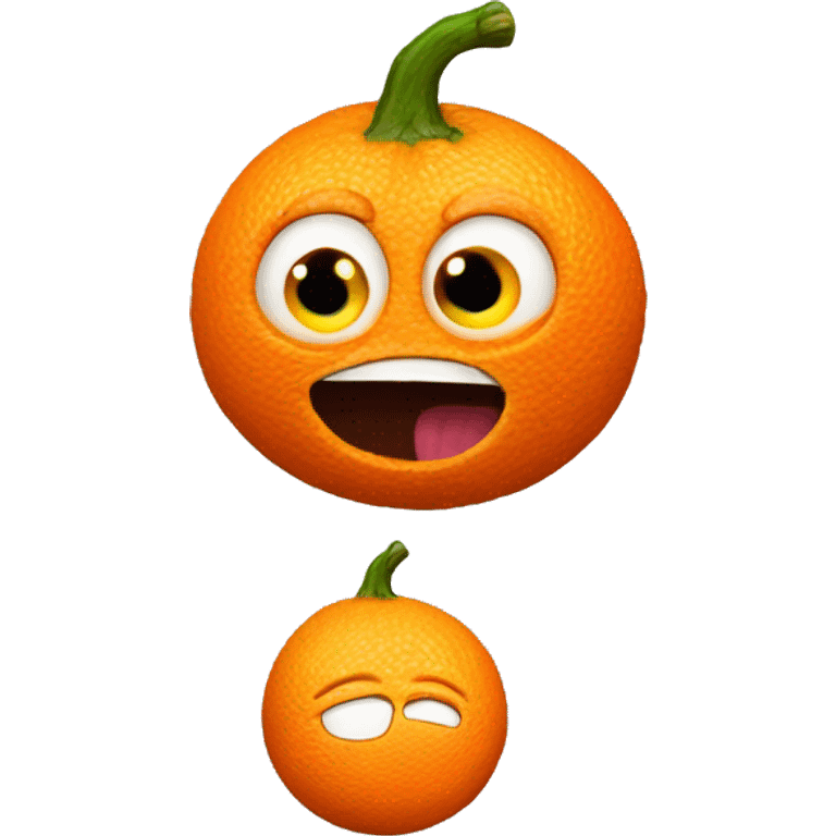 Annoying orange emoji