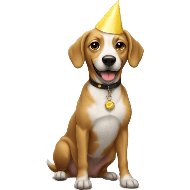 Party dog emoji