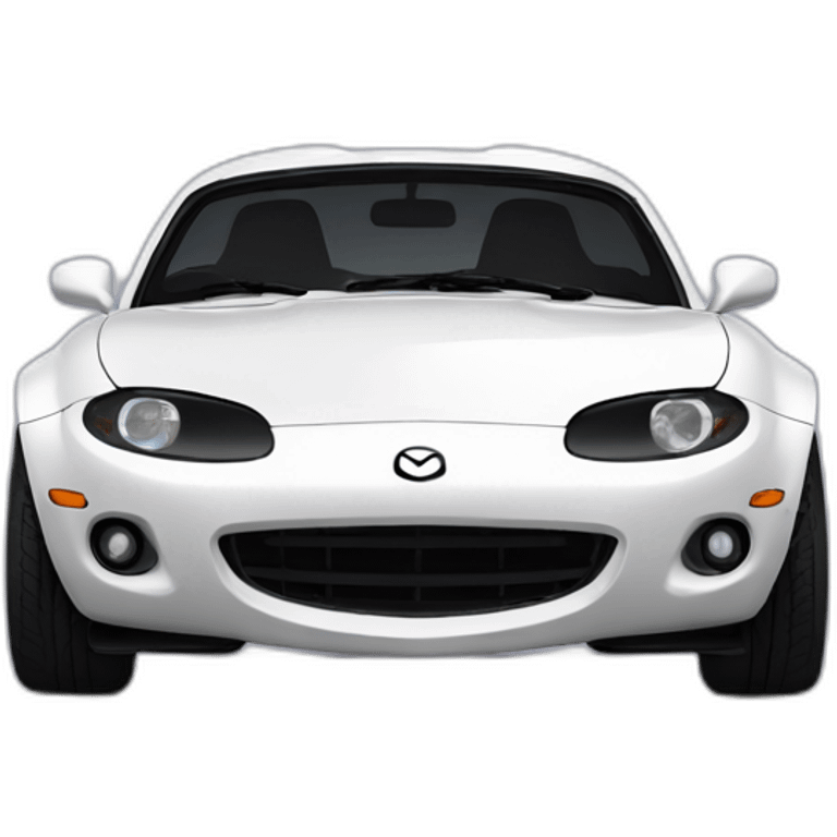 Mazda miata car cute blink emoji