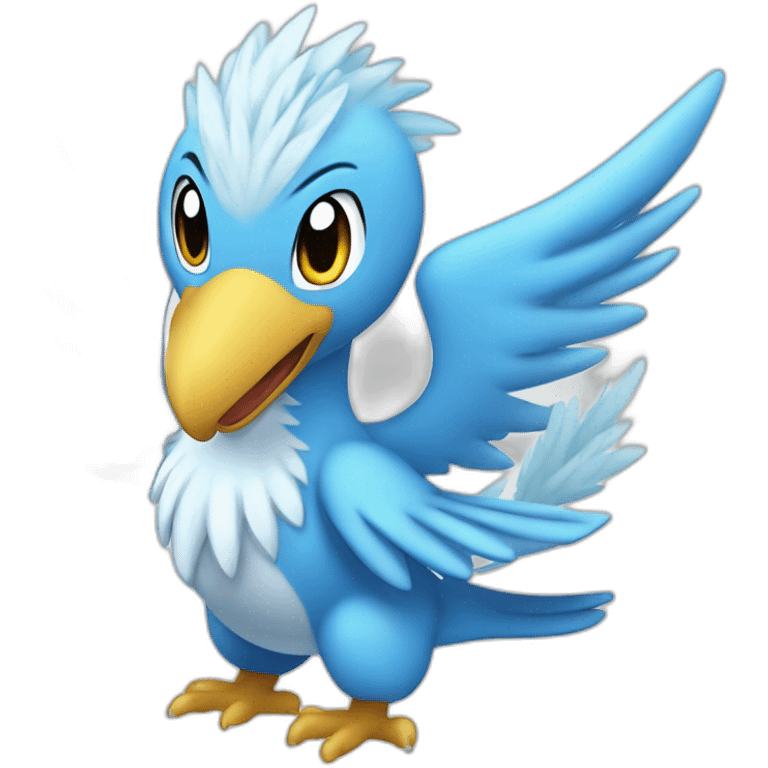 crazy funny Articuno pokemon ice baby's emoji