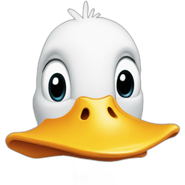 Podcaster duck emoji