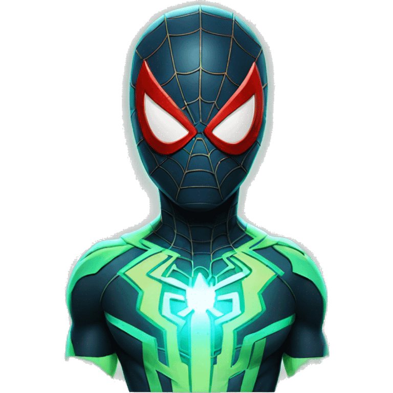 Electro Spiderman emoji