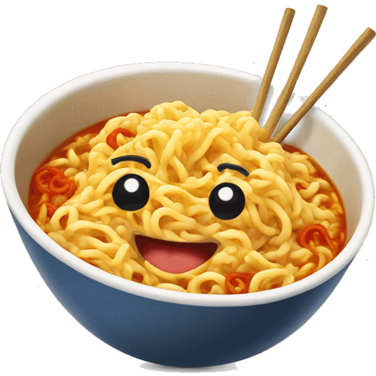 Bul dak samyang Instant noodles emoji