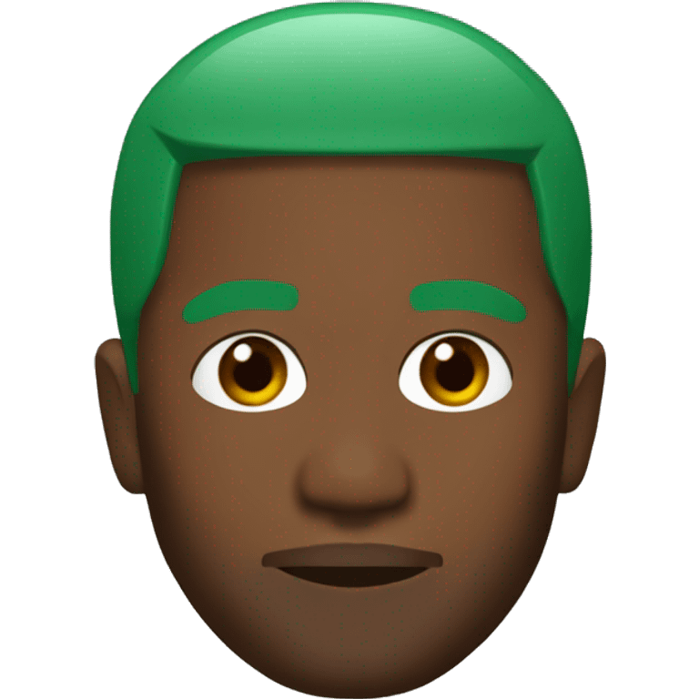 Frank ocean with green hair emoji