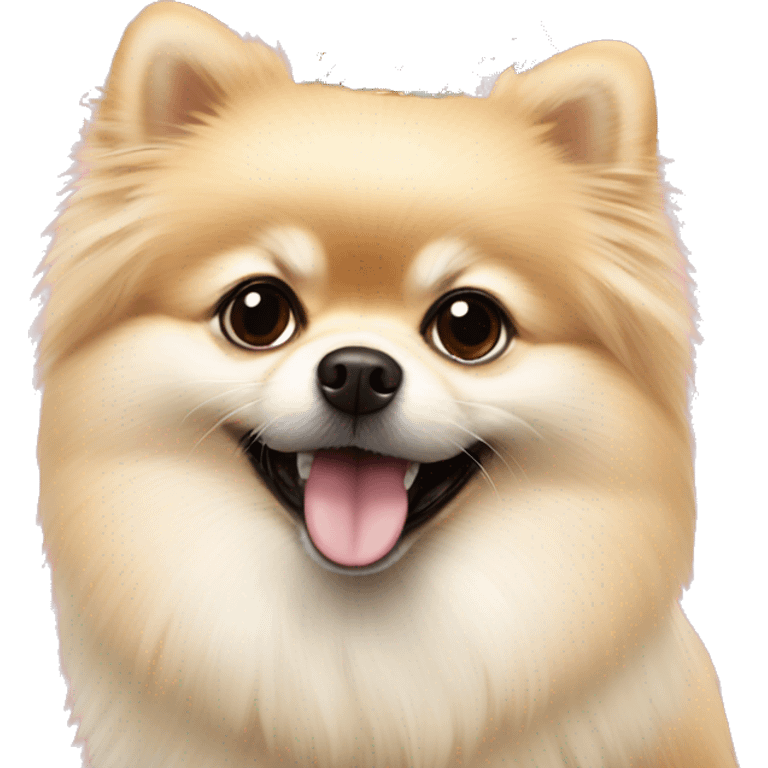 Birthday Creme Pomeranian  emoji