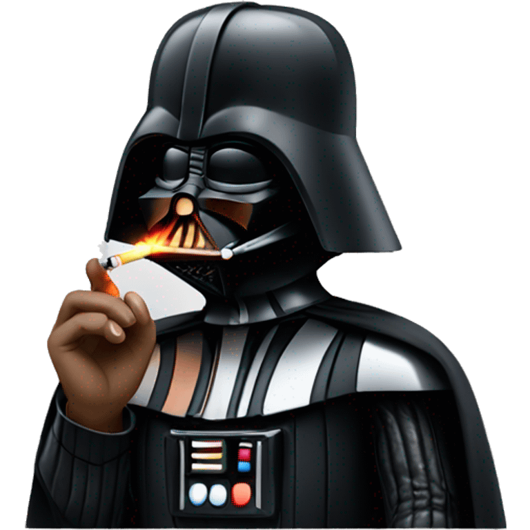 Darth vader smoking emoji