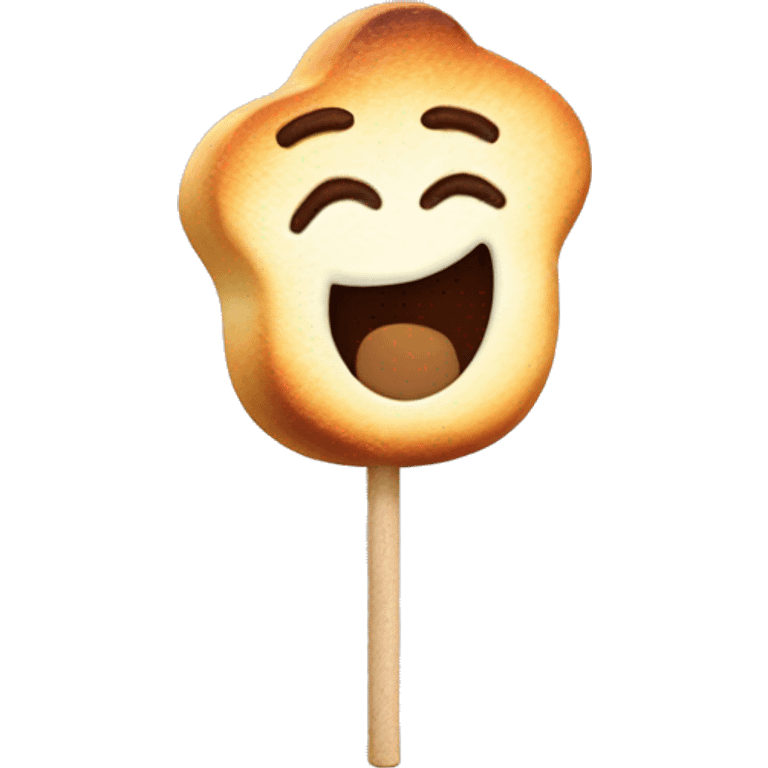 toasted marshmallow on stick emoji