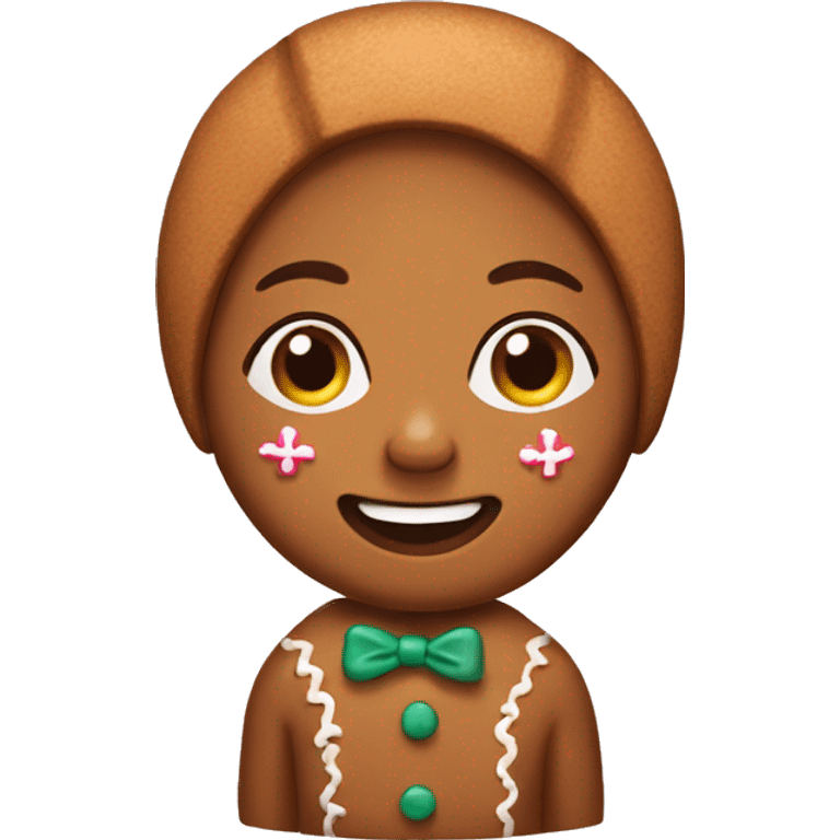 Gingerbread woman  emoji