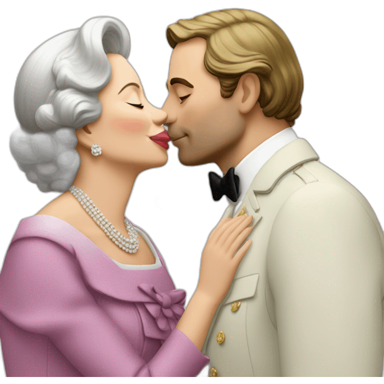 Elisabeth II Kiss jose emoji