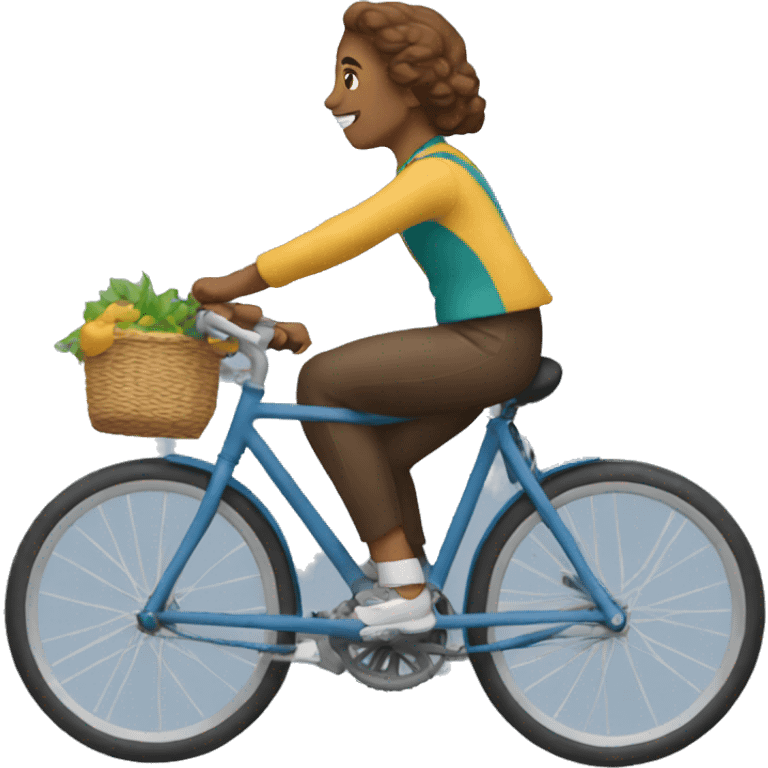 My love riding a bicycle emoji