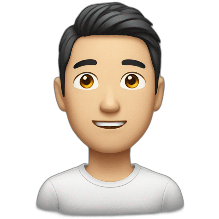 Handsome asian guy emoji