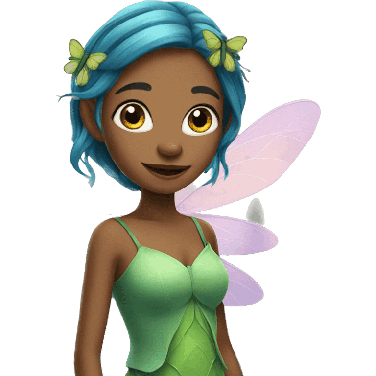 fairy with dragonfly wings emoji