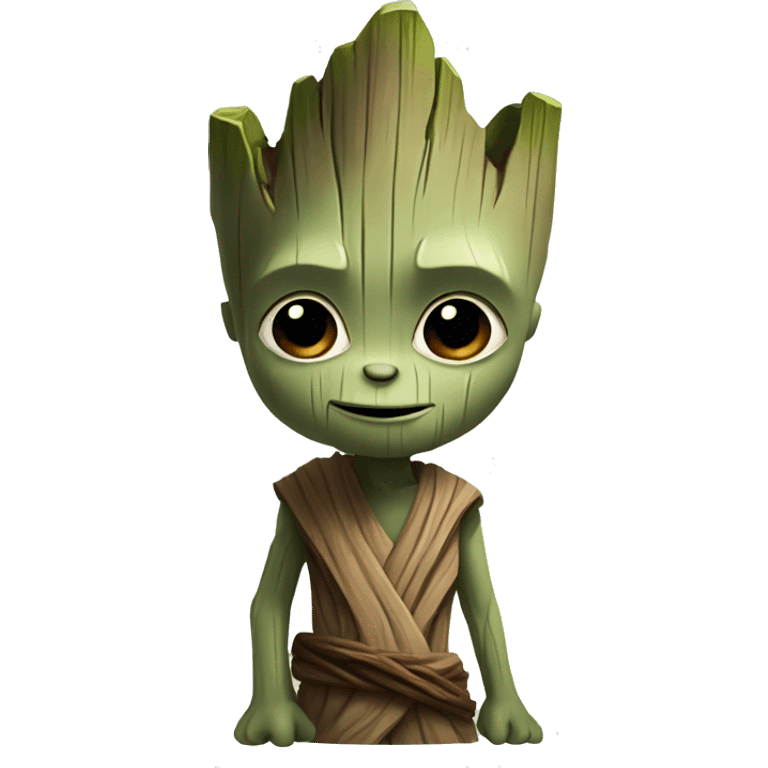 Groot like yoda emoji