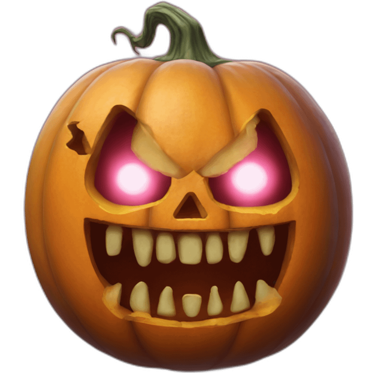 Pumpkin morbid angel emoji