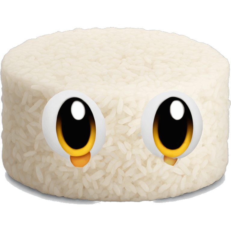 scary Rice cake emoji