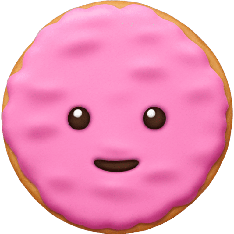 Pink cookies emoji