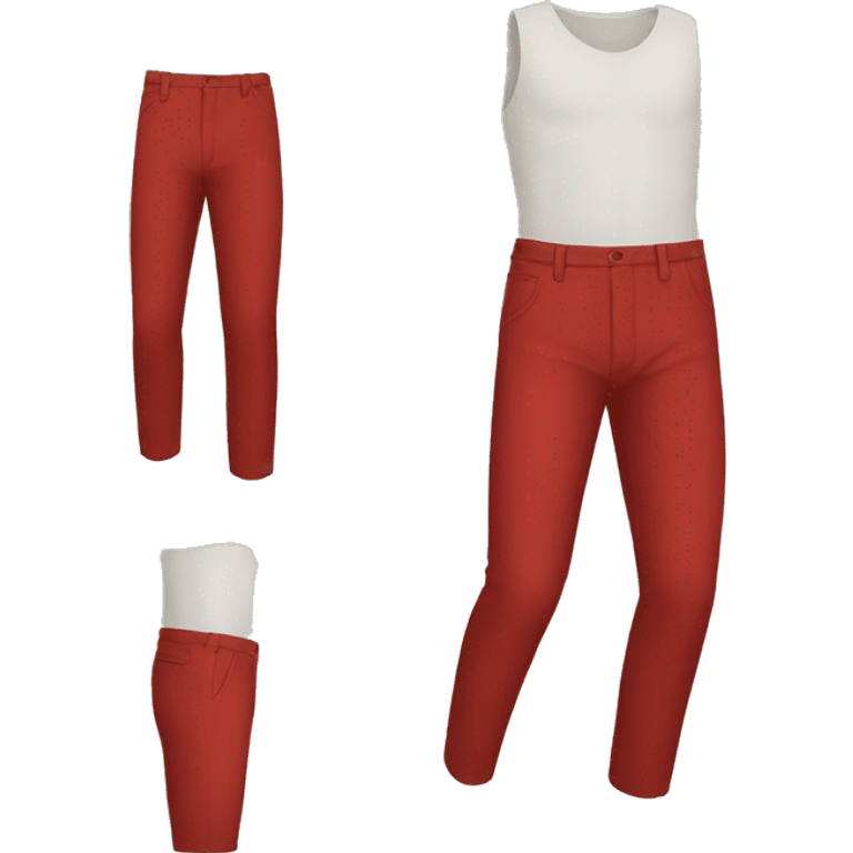 red trouser emoji