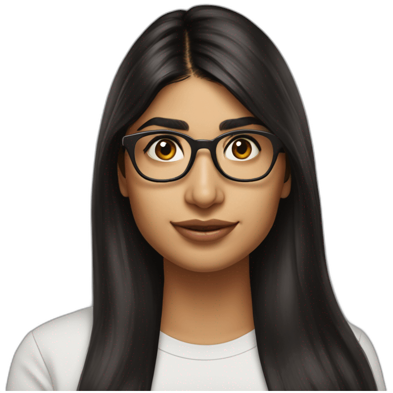 Mia Khalifa lait visage SFW emoji