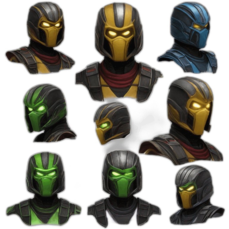 sektor mortal kombat emoji