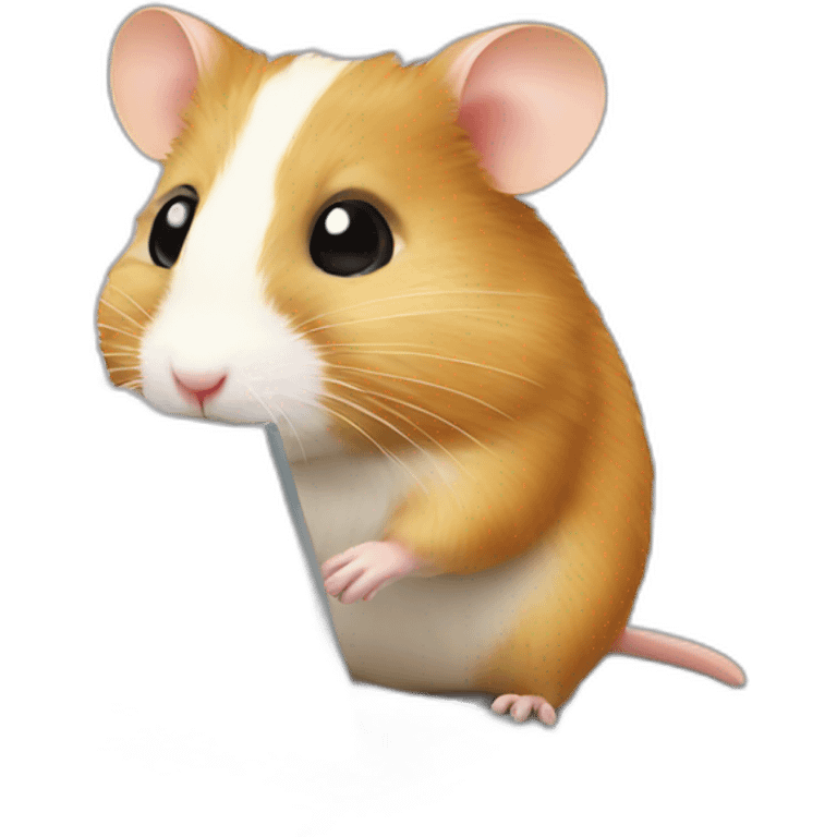 hamster with computer emoji