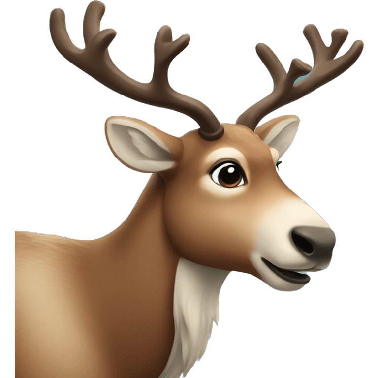 reindeer emoji