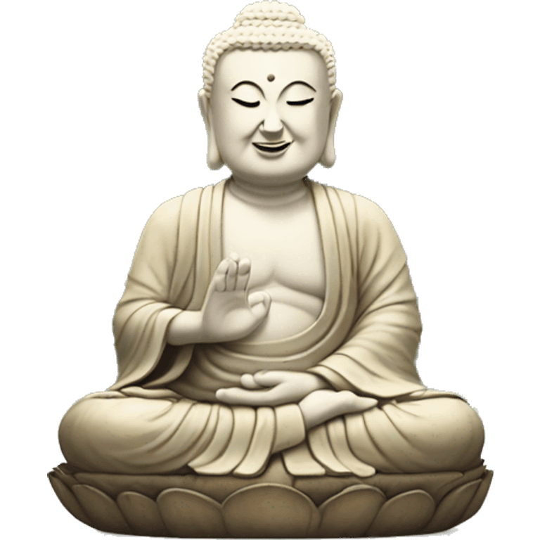 Buddha in Lantau Island  emoji