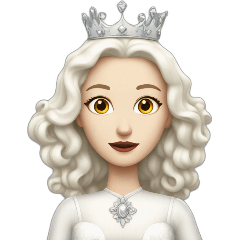 white queen emoji