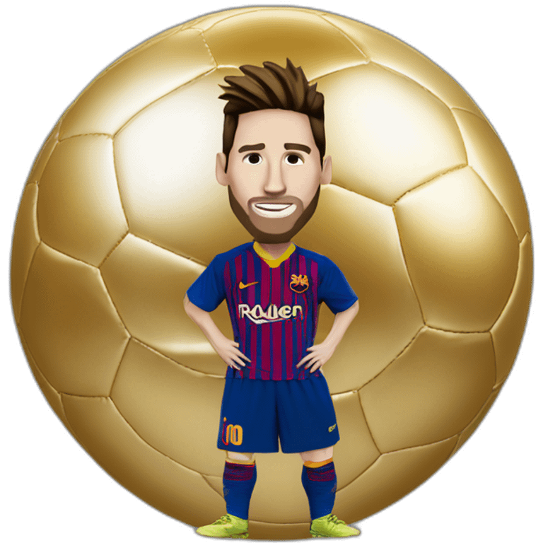 Messi ballon d’or emoji